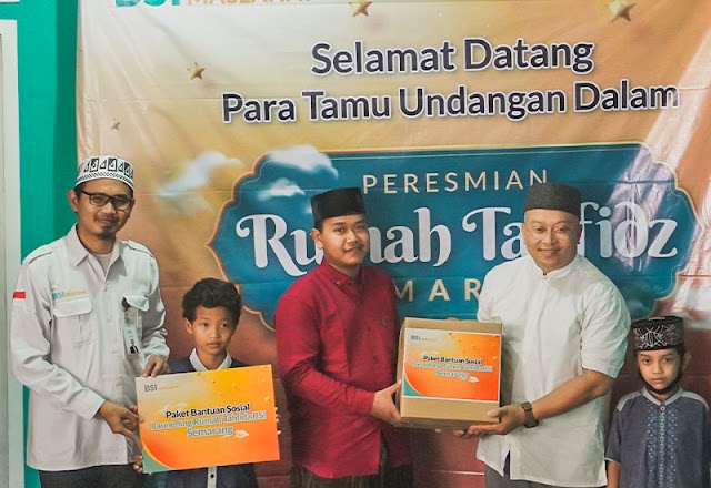 BSI Maslahat Luncurkan Rumah Tahfidz  di Semarang