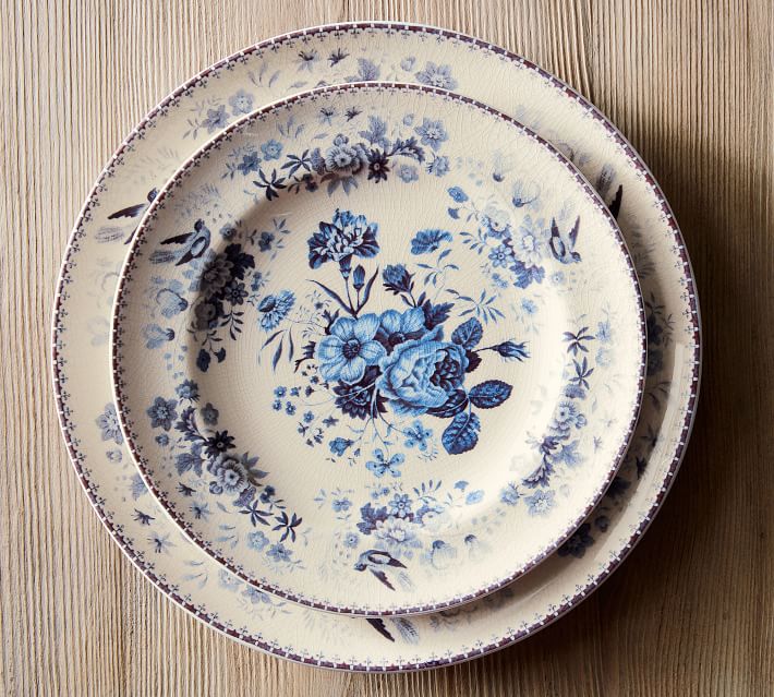 From My Front Porch To Yours: Farmhouse Kitchen-Pottery Barn Vintage Floral  Plates