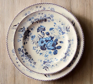 Pottery Barn Vintage Salad Plates-Farmhouse dinnerware-From My Front Porch To Yours