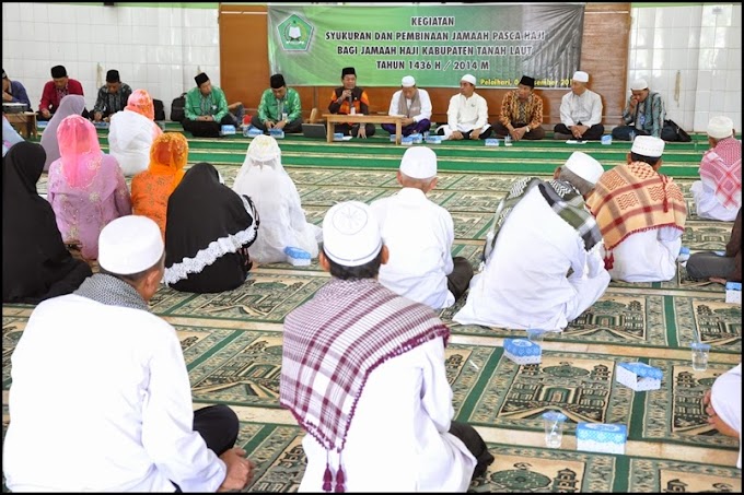 KanKemenag Gelar Syukuran dan Pembinaan Kepada Jamaah Haji