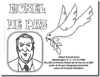 Colorear Premios Nobel de la paz | Colorear dibujos infantiles