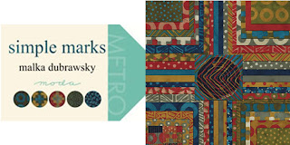 Moda SIMPLE MARKS Quilt Fabric by Malka Dubrawsky