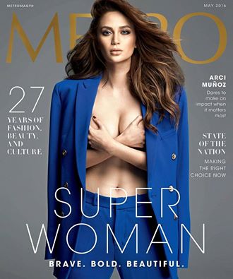 Arci Muñoz Metro May 2016 Super Woman