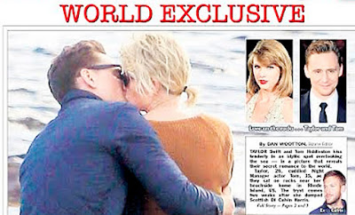 Taylor Swift and Tom Hiddleston 