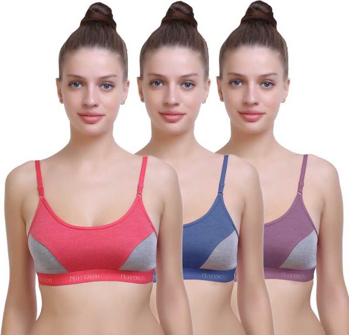 Women Full Coverage Non Padded Bra  (Multicolor)