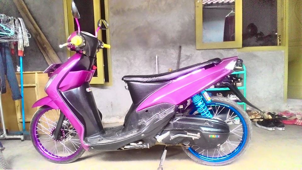 contoh gambar modifikasi motor mio automatic