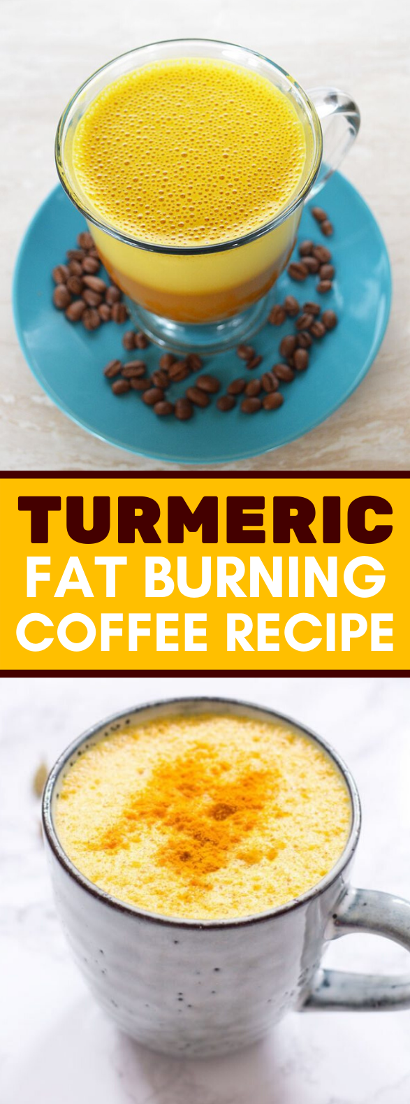 Turmeric Fat Burning Coffee Recipe #drinks #healthy