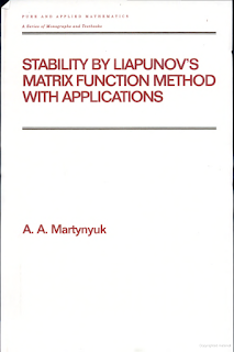Stability by Liapunov’s Matrix Function Method with Applications