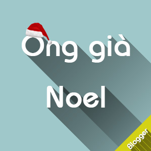 Trang trí giáng sinh với Ông già Noel cho Blogspot