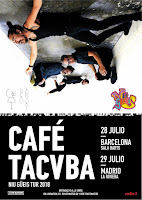Conciertos de Café Tacva en Madrid y Barcelona