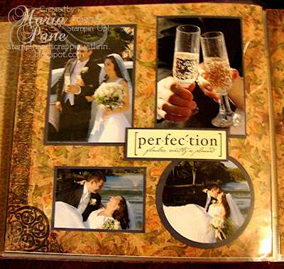 wedding scrapbook layout samples