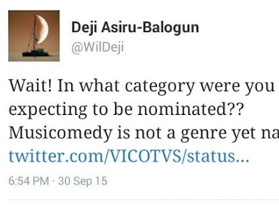 Nigerians on Twitter reacts to Vic O's Headies rant (See Tweets)