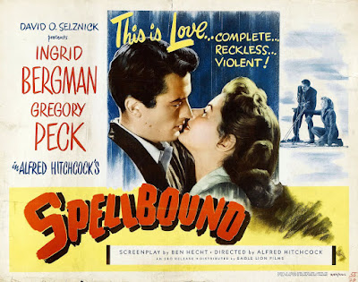 Recuerda (Spellbound) 1945 de Alfred Hitchcock -poster