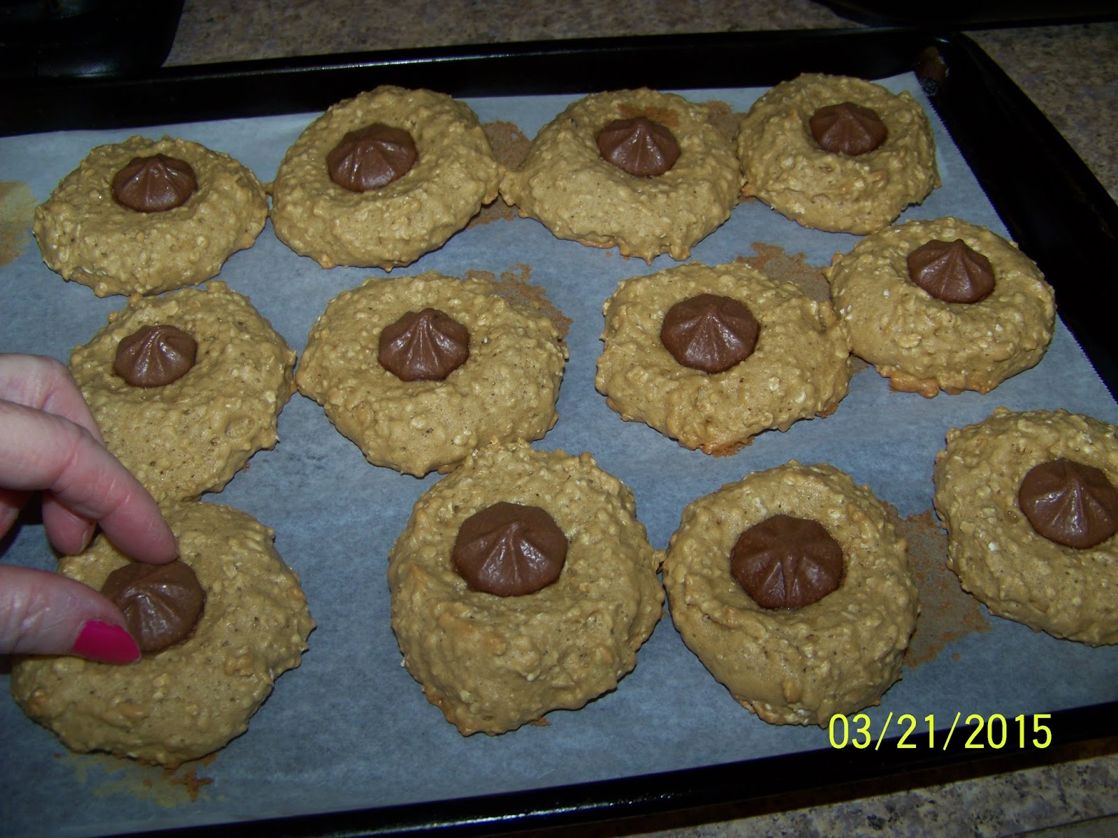 FoodOhLicious: Chocolate 'STAR' Oatmeal Cookies(Diabetic ...