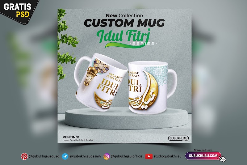 Mockup Mug Custom by gubukhijau