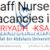 King Abdullah Bin University Hospital Invite Staff Nurse 