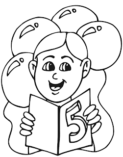 kids coloring pages, birthday coloring pages