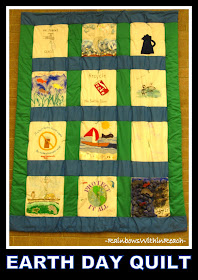 photo of: Earth Day Quilt via RainbowsWithinReach Quilt RoundUP 