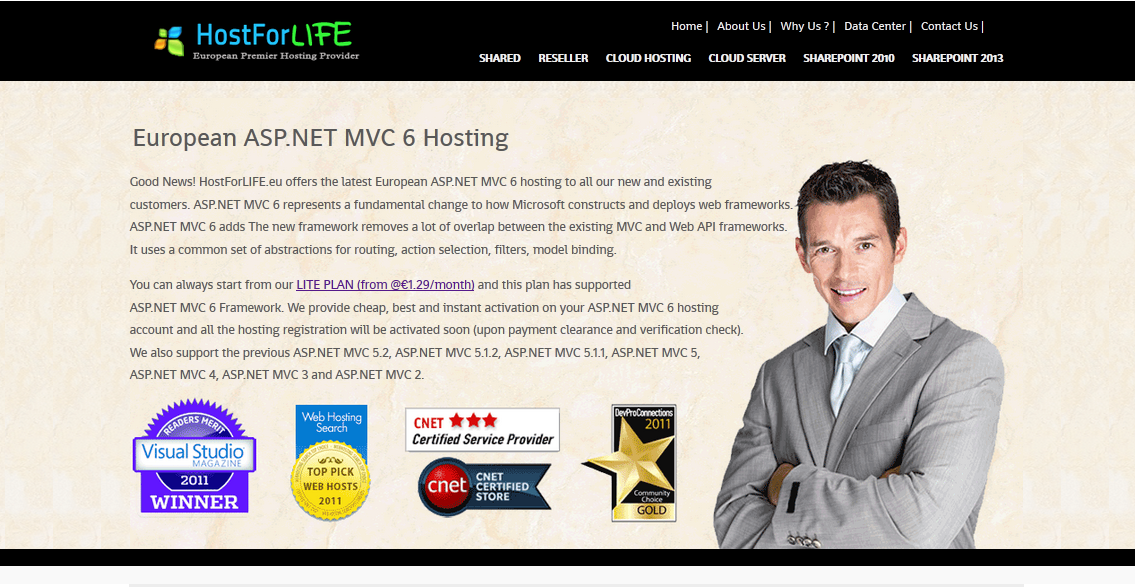  Why Should Choose HostForLIFE.eu Web Hosting to Build the ASP.NET MVC 6 Site ?