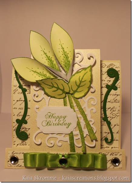 Green lilies heartfelt creations spellbinders