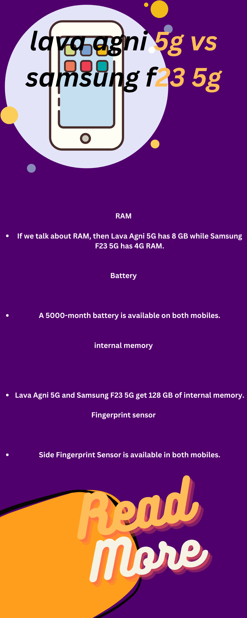 lava agni 5g vs samsung f23 5g