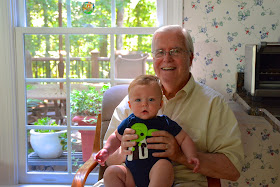 Grampa Bill and Finley Grampa Bill and Finley