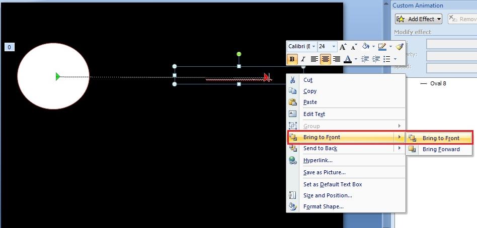  Cara  Membuat  Animasi  Lampu  Sorot di  Power Point Panduan 