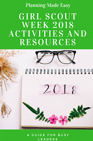 Girl Scout Week 2018 Activities and Resources for Leaders