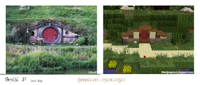 minecraft hobbiton bywater pool side