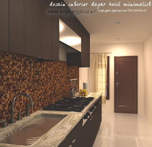   Desain Interior Dapur Kecil Minimalist Ukuran 1,9×3,8 m -
Argajogja's 