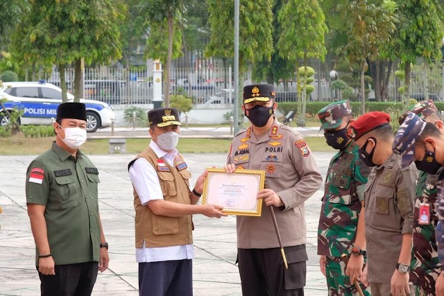 Apel Siaga Karhutla, Kapolda Riau Irjen Muhammad Iqbal : Dengan Kepedulian dan Kerjasama, Kita Tangani Karhutla