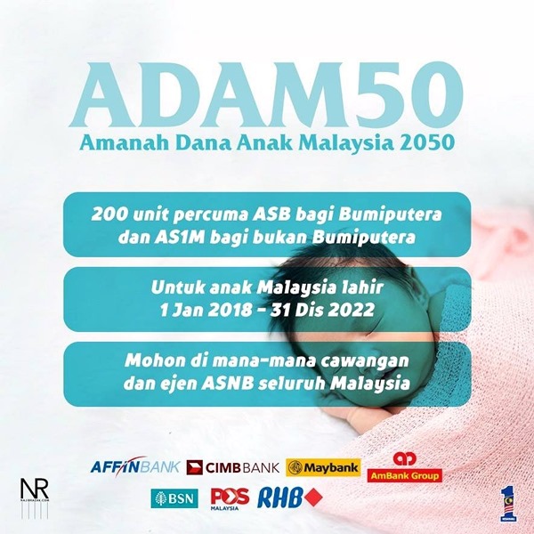 ADAM50 Amanah Dana Anak Malaysia 2050