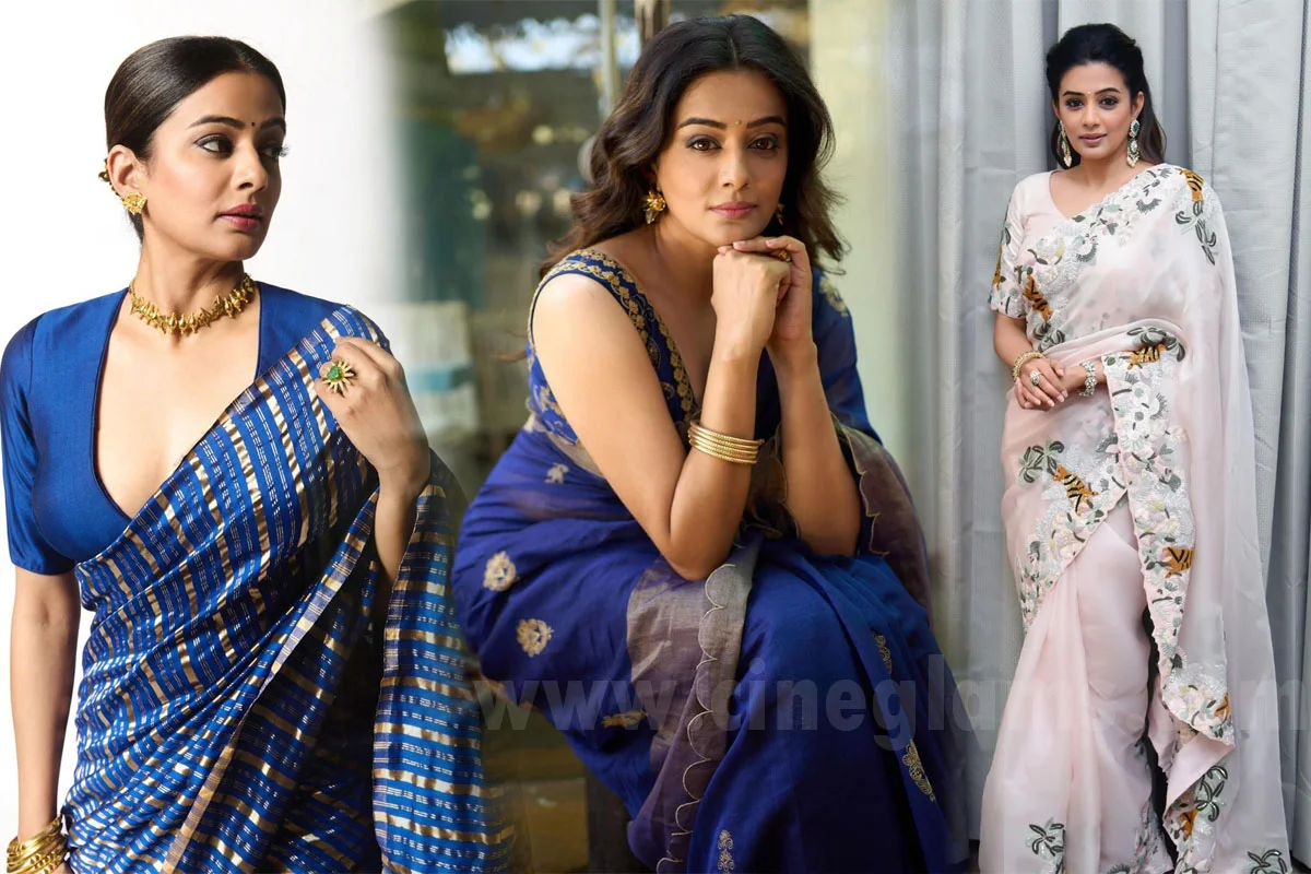 Actress Priyamani latest looks in saree photoshoot