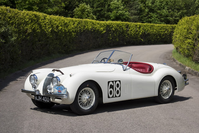 1954 Jaguar XK 120 COMPETITION for sale at Fiskens - #Jaguar #XK120 $COMPETITION #classiccar #forsale