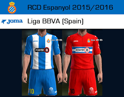 PES 2016 Espanyol, Getafe, Rayo Vallecano 15/16 Update Kits by Dark Shimy