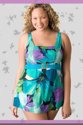 plus size swimsuit dress