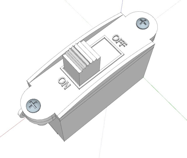 RC sailboat servo switch