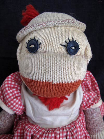 vintage sock monkey