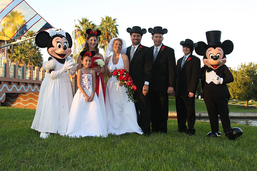 A Disney themed wedding is definitely for you