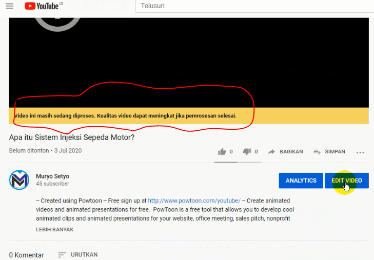 Cara eksport powtoon menjadi video melalui youtube - Muryo ...