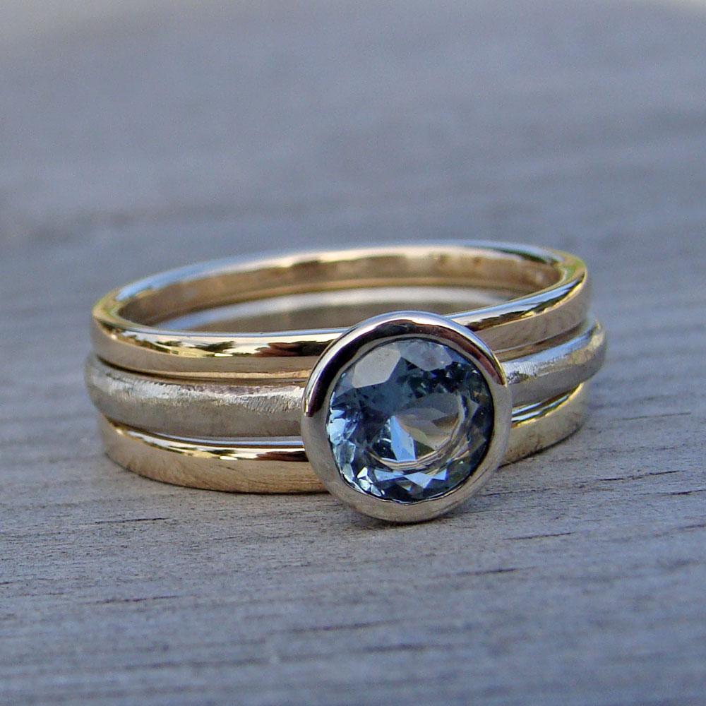 wedding band sapphire