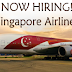 Singapore Airlines Job Opportunities - Apply Now 2019