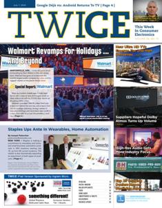 TWICE This Week In Consumer Electronics 2014-13 - July 7, 2014 | ISSN 0892-7278 | TRUE PDF | Quindicinale | Professionisti | Consumatori | Distribuzione | Elettronica | Tecnologia
TWICE is the leading brand serving the B2B needs of those in the technology and consumer electronics industries. Anchored to a 20+ times a year publication, the brand covers consumer technology through a suite of digital offerings, events and custom content including native advertising, white papers, video and webinars. Leading companies and its leaders turn to TWICE for perspective and analysis in the ever changing and fast paced environment of consumer technology. With its partner at CTA (the Consumer Technology Association), TWICE produces the Official CES Daily.