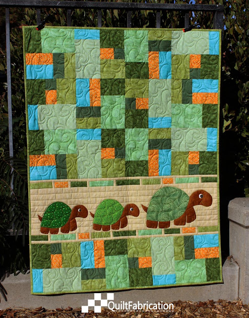 Double Jumble Turtles quilt