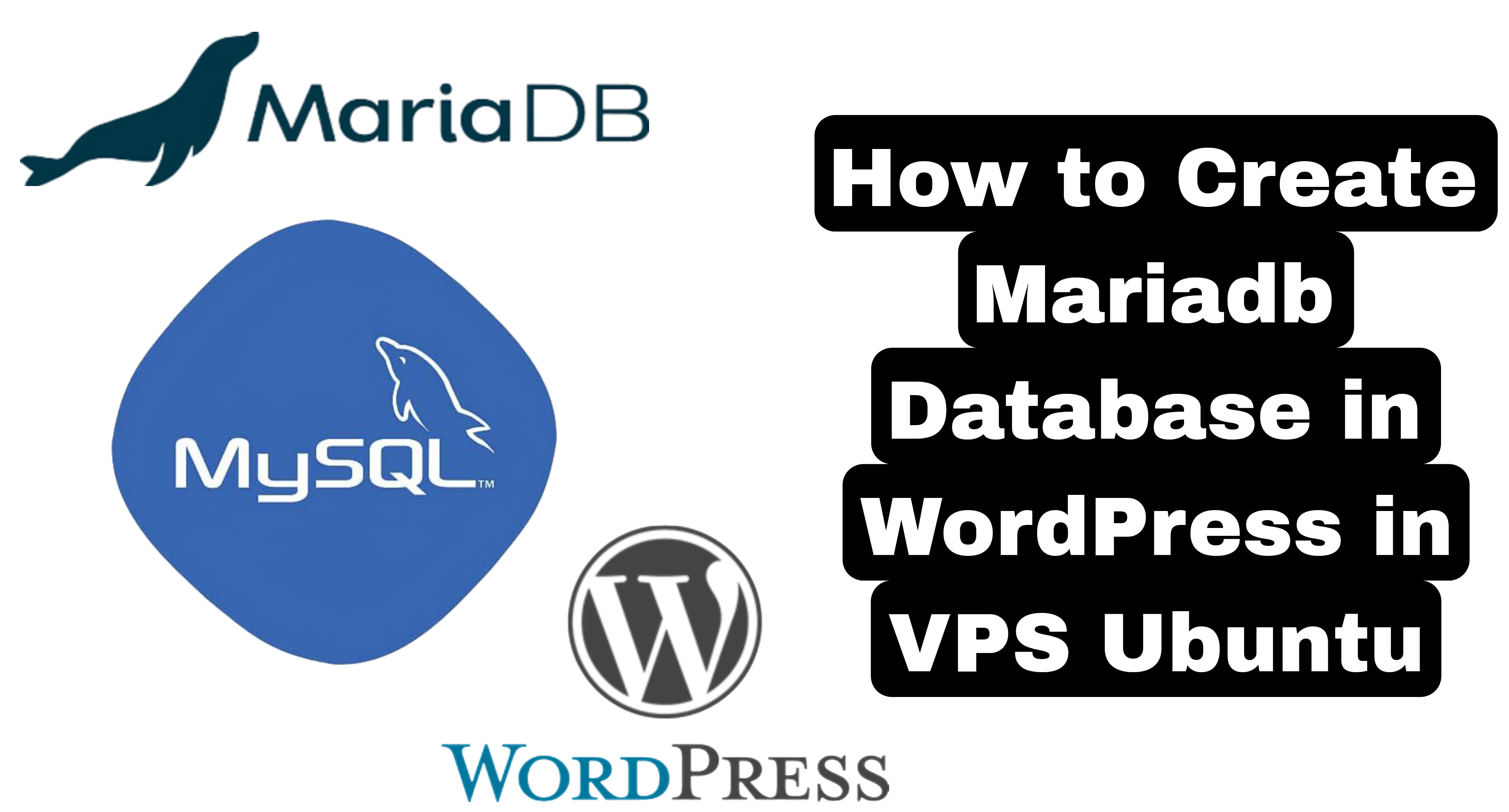 How to Create Mariadb Database in WordPress in VPS Ubuntu