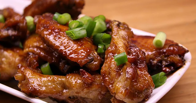 Perfect Chicken Wings with Maple Bourbon Glaze