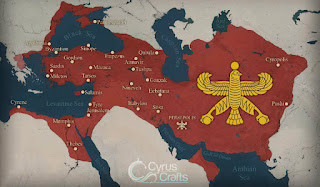 persian empire cyrus the great map