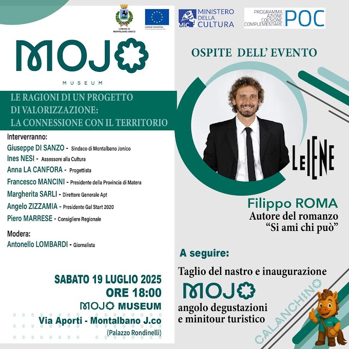 A Matera l'inaugurazione del MoJo Museum 
