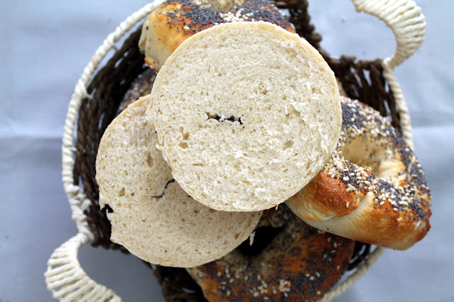 bagels con proteína