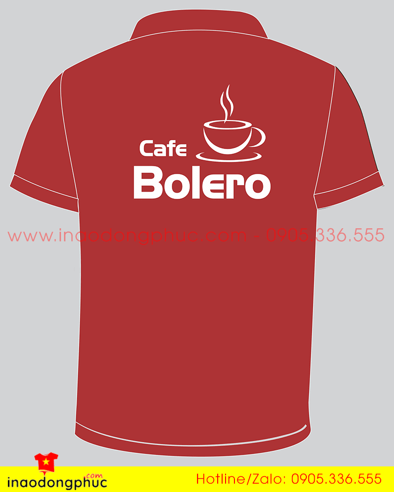 In áo phông Quán Cafe Bolero